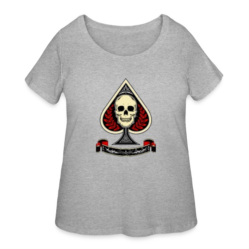Death of Spade Card - Women's Curvy T-Shirt