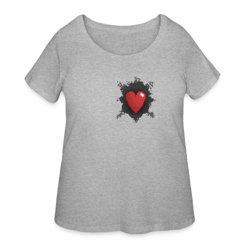 Heart - Women's Curvy T-Shirt