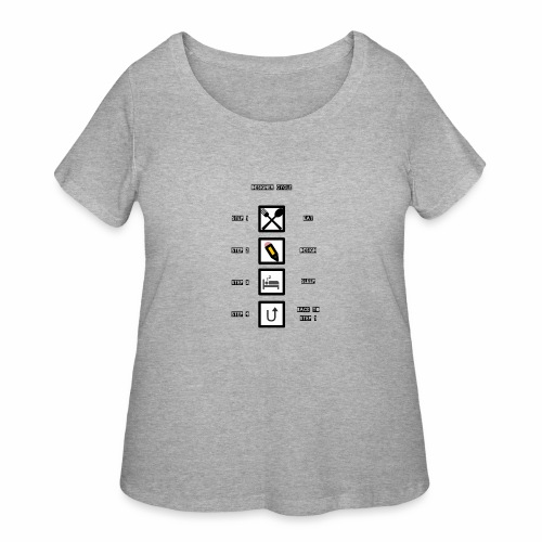 Designer Cycle - Women's Curvy T-Shirt