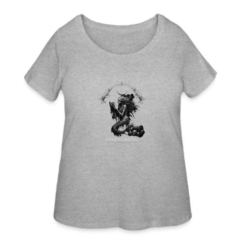love and haunted - Women's Curvy T-Shirt