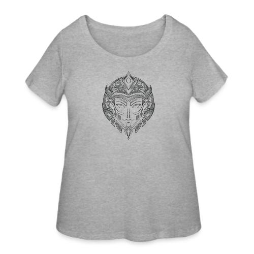 DemBoyz Logomark (Black Edition) - Women's Curvy T-Shirt
