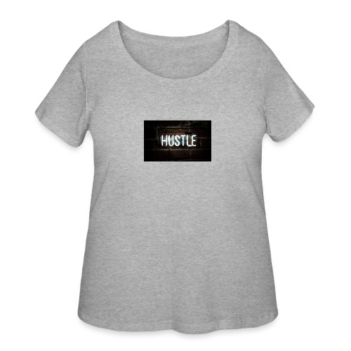 hustle real life lighting - Women's Curvy T-Shirt
