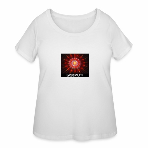 LASERIUM Laser starburst - Women's Curvy T-Shirt