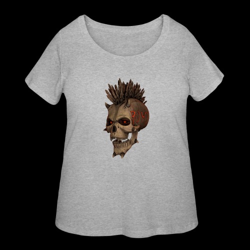 Infernal Punks ESO Skull - Women's Curvy T-Shirt
