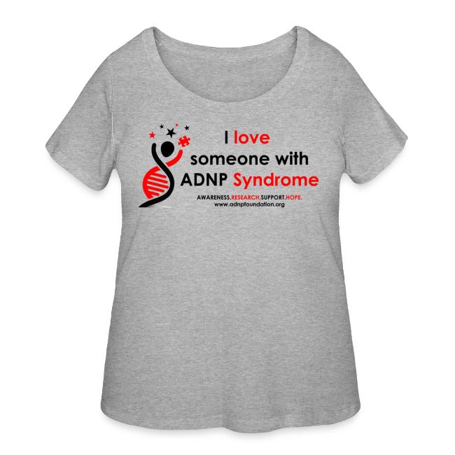 I LOVE SOMEONE WITH ADNP SYNDROME RED AND BLACK FO