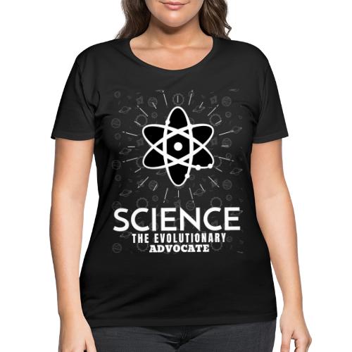 Science The Evolutionary Advocate White Design - Women's Curvy T-Shirt