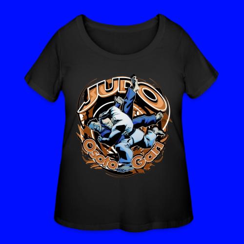 Judo Shirt - Osoto Gari Judo Design - Women's Curvy T-Shirt