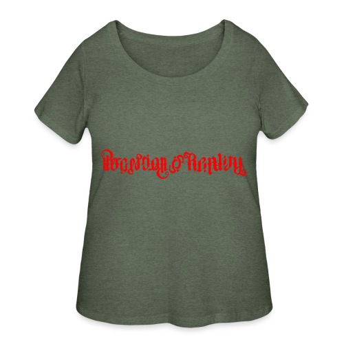 Perception is reality Abigram - Women's Curvy T-Shirt