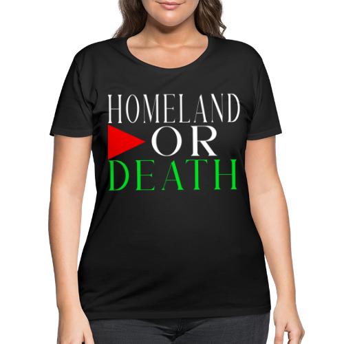 Homeland, freedom, Christmas, children, family, an - Women's Curvy T-Shirt