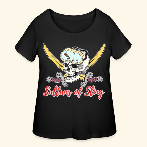 Sultans Skully Logo - Women's Curvy T-Shirt