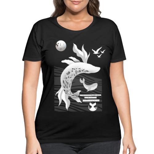 The Wonders Of The Sea - Women's Curvy T-Shirt