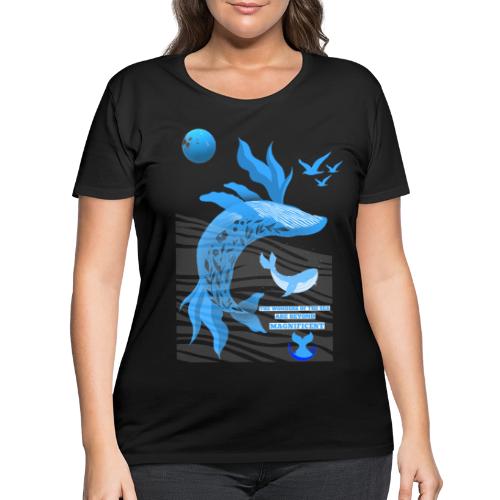 The Wonders Of The Sea - Women's Curvy T-Shirt