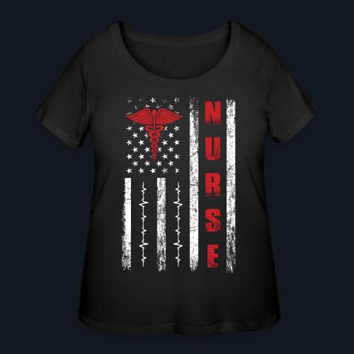 American Nurse - Women's Curvy T-Shirt