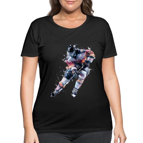 Hockey: Frozen Motion - Women's Curvy T-Shirt