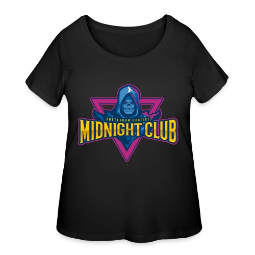 Rotterham Hospice - Midnight Club - Women's Curvy T-Shirt