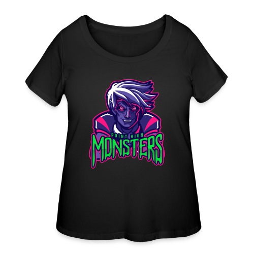 Point High Monsters - Women's Curvy T-Shirt