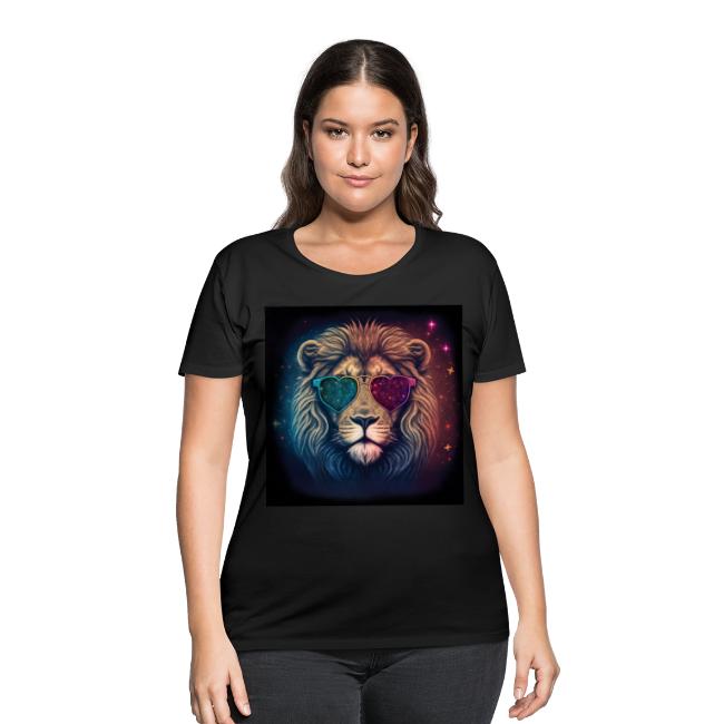 Jesus Lion of Judah wearing love glasses