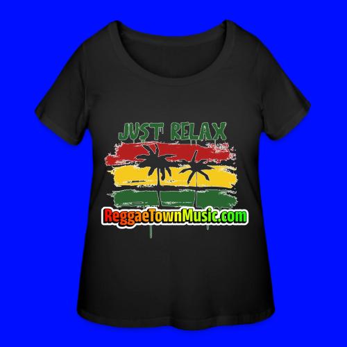 Just relax reggae rasta tropical sunset - T-shirt grande taille pour femmes