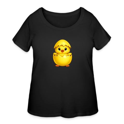 Easter Chick yellow - Women's Curvy T-Shirt