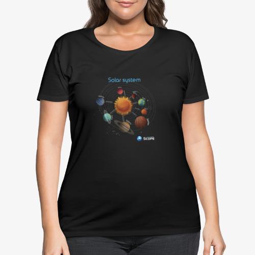 Solar System Scope : Solar System - Women's Curvy T-Shirt