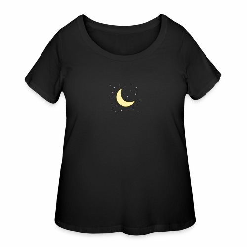 Pretty moon - Women's Curvy T-Shirt