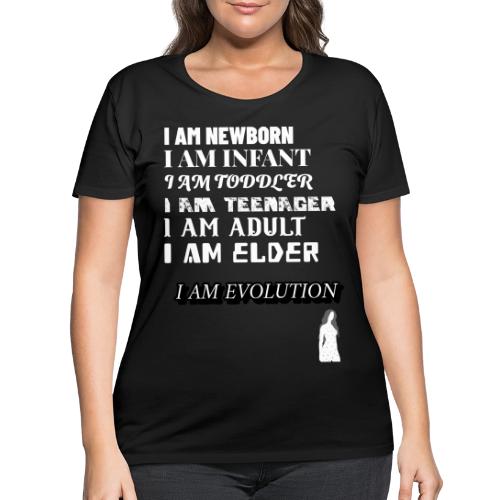 I Am Evolution - Women's Curvy T-Shirt