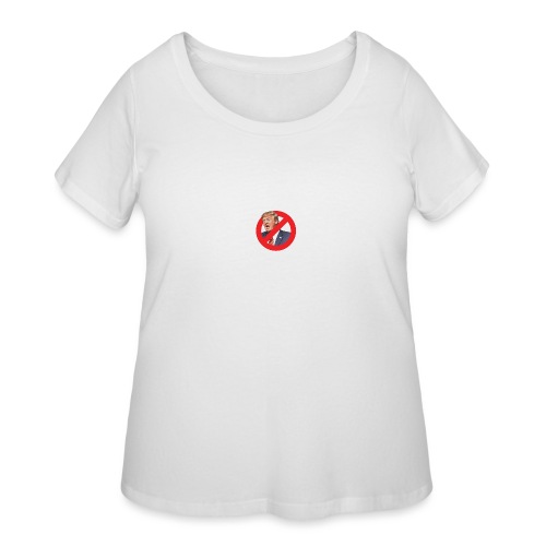 blog stop trump - Women's Curvy T-Shirt