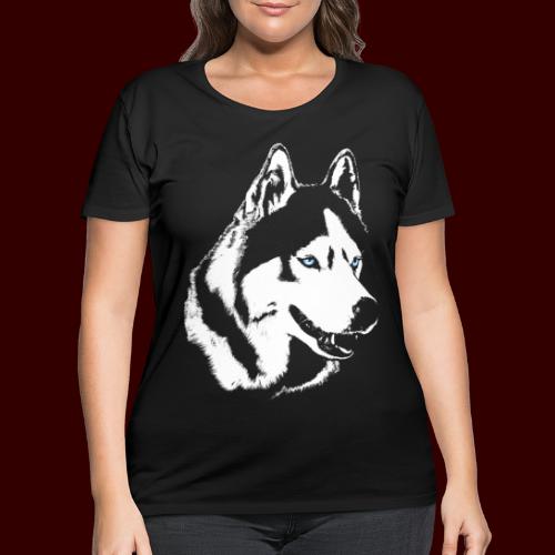 Husky Shirts Malamute / Husky Dog Gifts - Women's Curvy T-Shirt