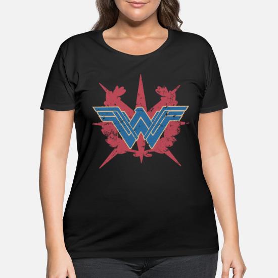 Wonder Woman Movie Distressed Logo T-Shirt For Women - Officially Licensed - View #13