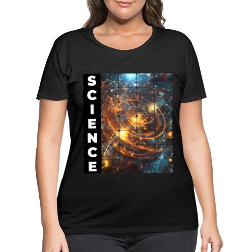 Golden Core of Science - Women's Curvy T-Shirt