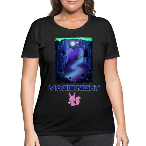 Magic Night - Women's Curvy T-Shirt