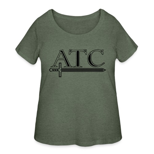 ATC (Black) - Women's Curvy T-Shirt