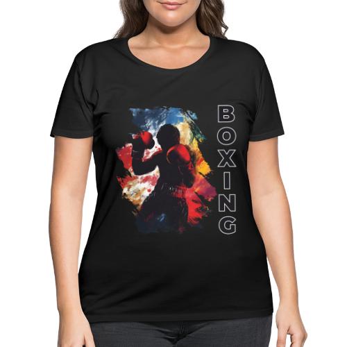Boxing Drive - Women's Curvy T-Shirt