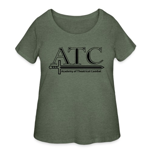 Academy of Theatrical Combat (Black) - Women's Curvy T-Shirt