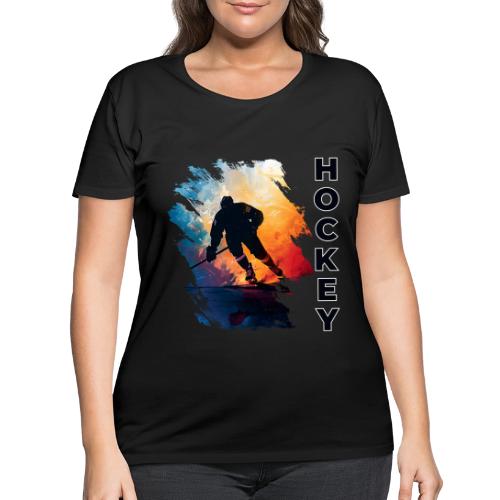 Hockey Moves - Women's Curvy T-Shirt