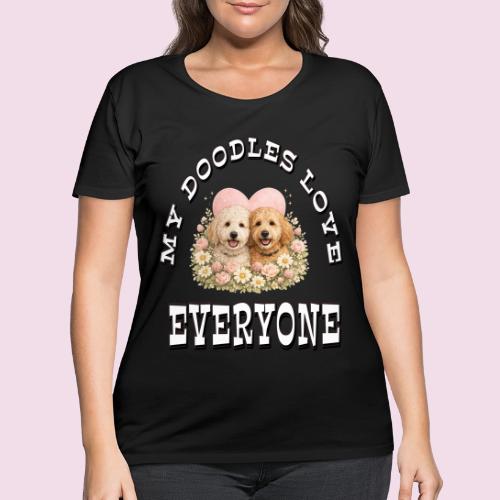 My Doodles Over Everyone - Women's Curvy T-Shirt