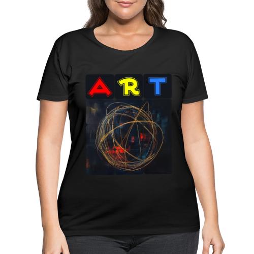 Echoes of Art - Women's Curvy T-Shirt