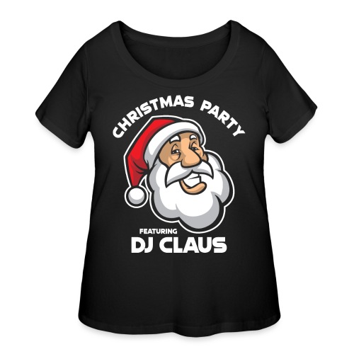 santa claus christmas party - Women's Curvy T-Shirt