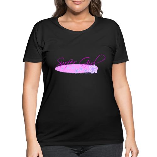 Surfer Girl - Women's Curvy T-Shirt
