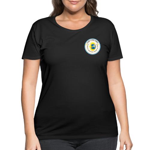 iam-ced.org Round - Women's Curvy T-Shirt