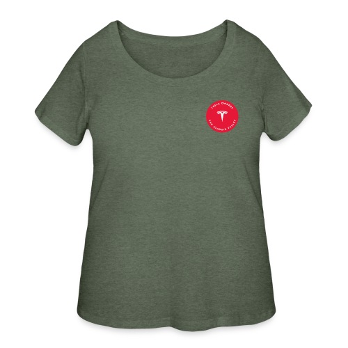 Red 2020 TOC Logo San Joaquin Valley - Women's Curvy T-Shirt