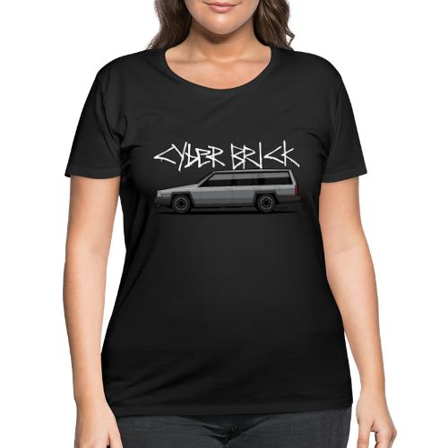 Cyberbrick Future Electric Wagon Graffiti - Women's Curvy T-Shirt