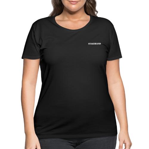 Stagehand (breast logo) - Women's Curvy T-Shirt