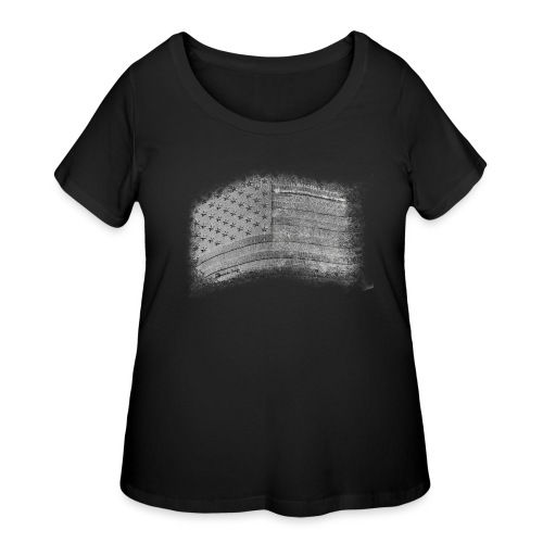 US INDEPENDENCE DAY - Women's Curvy T-Shirt