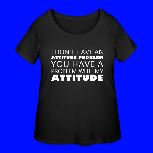 attitude - Women's Curvy T-Shirt