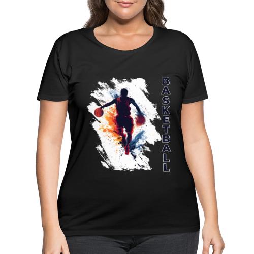 Basketball Hustle - Women's Curvy T-Shirt