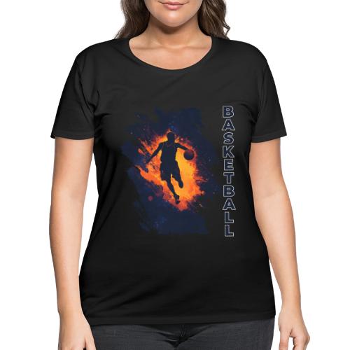 Basketball Focus - Women's Curvy T-Shirt