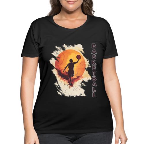 Basketball Stride - Women's Curvy T-Shirt