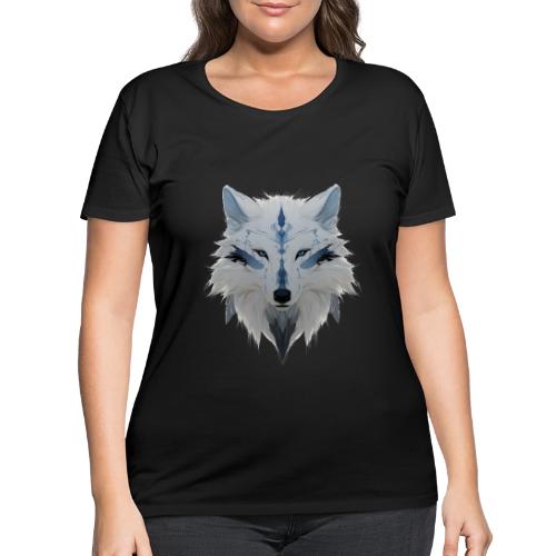 Ivory Grace Wolf - Women's Curvy T-Shirt