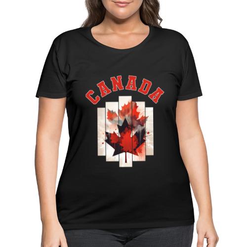 Heart of Canada Art - Women's Curvy T-Shirt